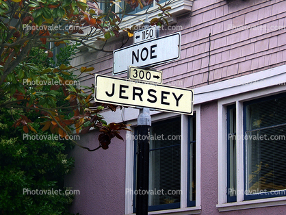 Noe Valley, street sign