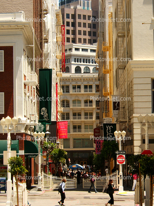 Maiden Lane, Gate, Union Square, downtown, Downtown-SF, June 2005
