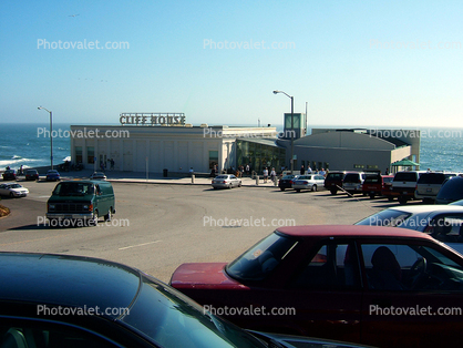 Cliff House, Cars, Pacific Ocean, June 2005