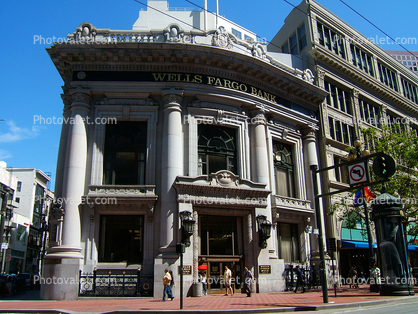 Wells Fargo Bank Building, Market Street, landmark, June 2005