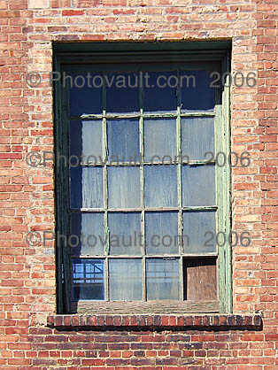 Window, Brick, Panes, Glass, Frame, building, detail