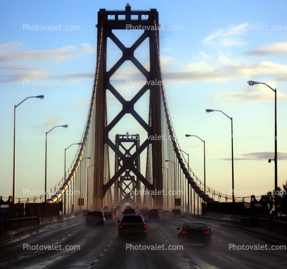 Towers of the San Francisco Oakland Bay Bridge