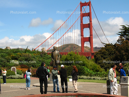 Statue of Joseph B. Strauss, Chief Engineer, Golden Gate Bridge
