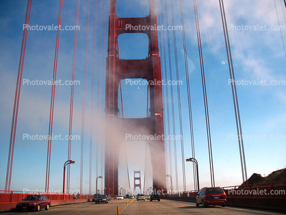 Golden Gate Bridge, Cars, automobiles, vehicles