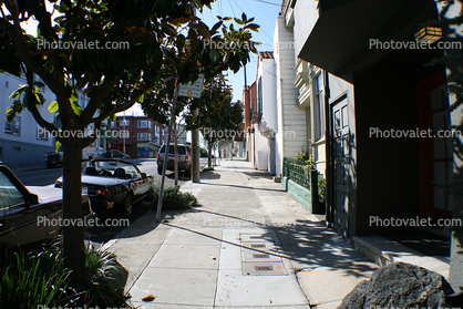 Sidewalk, 18th Street, Potrero Hill