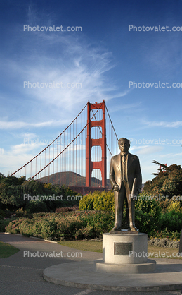 Statue of Joseph B. Strauss, Golden Gate Bridge, roadside