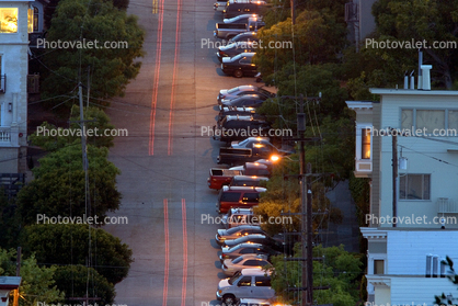 Lombard Street, Parked Cars
