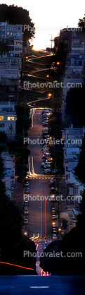 Panorama, Twilight, Dusk, Dawn, Hairpin Turns, Switchback, S-curve, curviest, homes, houses, buildings