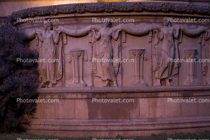 Maiden, Statue, building, detail, bar-relief