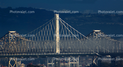 New and Old Bay Bridge, new eastern section, self-anchored suspension main span