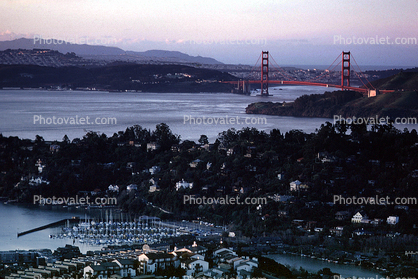 Golden Gate Bridge, Tiburon, Belvedere, 1979, 1970s