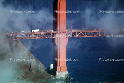 Golden Gate Bridge, North Tower, Fog