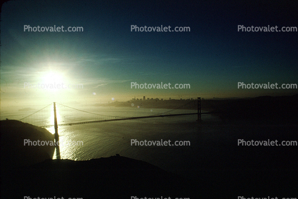 Early Morning, sunrise, Golden Gate Bridge