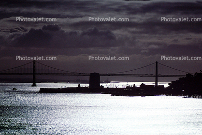 Wataerfront docks, San Francisco Oakland Bay Bridge