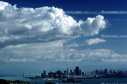 Clouds over the skyline