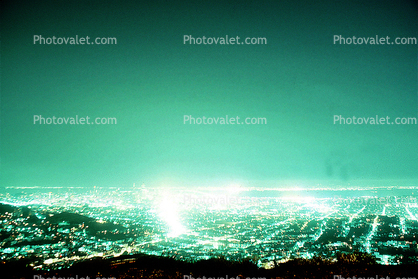 Skyline, Night, Nightime, Exterior, Outdoors, Outside, Nighttime, Cumulus Clouds, from twin peaks