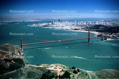 Headlands, Skyline, Golden Gate Bridge, August 26, 1981, 1980s