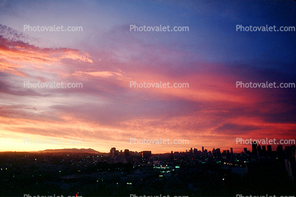 View from Potrero Hill, Sunset, Sunclipse