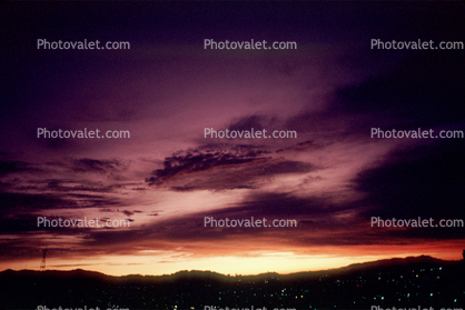 View from Potrero Hill, Sunset, Sunclipse, dusk, dawn, twilight