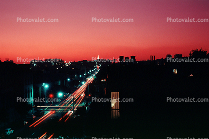 California Street, Pacific-heights, Night, Sunset, Exterior, Outdoors, Outside