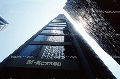 downtown, Downtown-SF, McKesson, highrise, skyscraper, building, reflection, abstract
