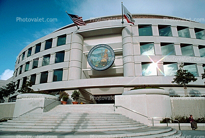 Governor Edmund G Pat Brown building, Great Seal of California, Eureka I found It