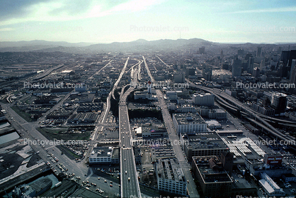 SOMA, freeway, streets, The Embarcadero