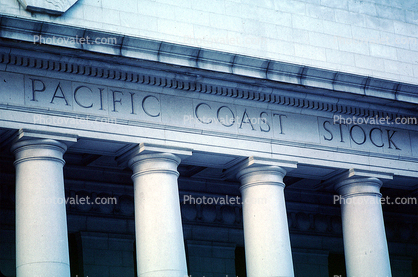 Pacific Coast Stock Exchange, building, detail