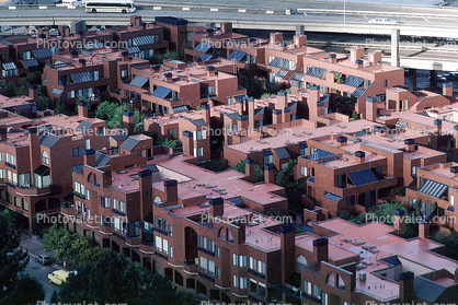 Apartments along the Embarcadero Freeway