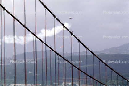 50th anniversary celebration, May 28th, 1987, Golden Gate Bridge, 1980s, detail
