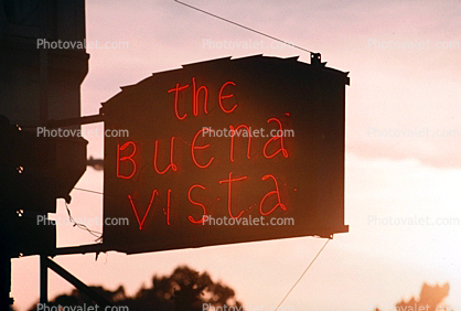 the Buena Vista, signage, sign, Home of the Irish Coffee, cafe, bar, building, detail