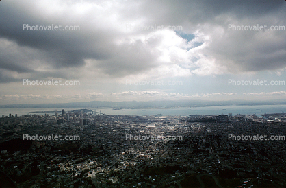 Clouds, skyline panorama