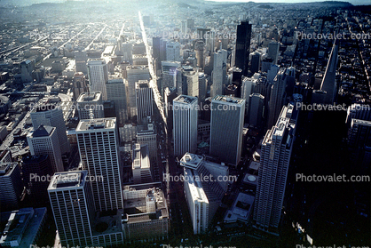 buildings, skyscrapers, skyline, downtown, December 7 1988, 1980s