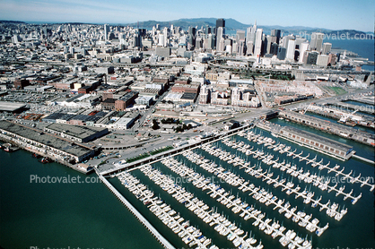Giants new ball park site, SOMA, South Beach Harbor, China Basin, Dock, March 3 1989, 1980s