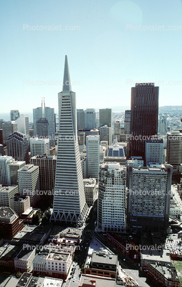 Transamerica Pyramid, March 3 1989, 1980s