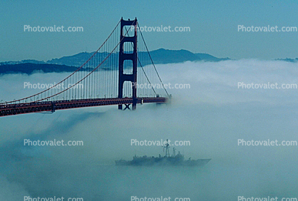 frigate, Golden Gate Bridge