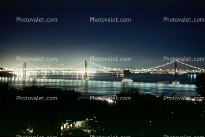 Nighttime, The Bay Bridge in the Night