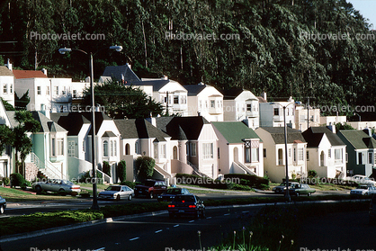 Portola Avenue, Homes, Houses, Trees