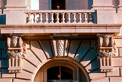 Keystone, Balcony, Arch, Detail, building