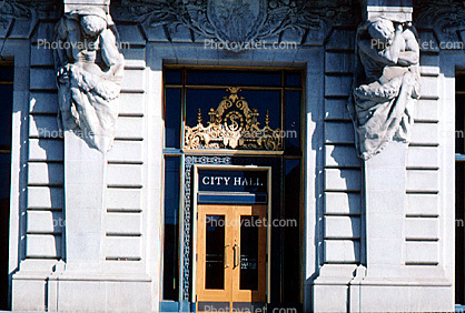 City Hall Door, Doorway, building, detail