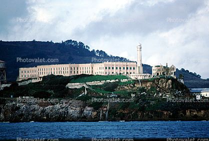 Alcatraz Island, building, lighthouse