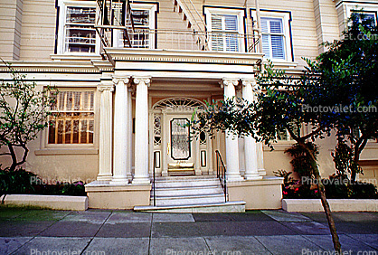 Door, Doorway, steps, stairs, sidewalk, building, home, house, mansion