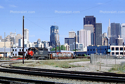 Southern Pacific Locomotive, SOMA, 4th Street Train Station