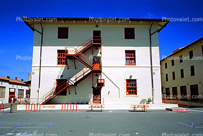 Fort Mason, Building, Stairs, Steps