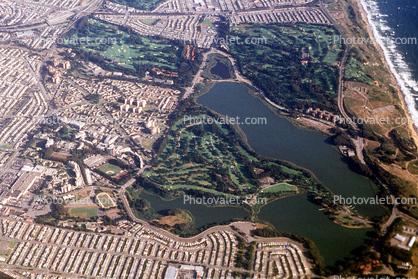 Harding Park Golf Course, Olympic Club, Lake Merced, PCH, Pacific Coast Highway, Ocean