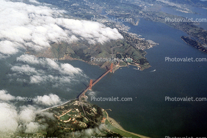Marin Headlands, Sausalito, Golden Gate Bridge, fog