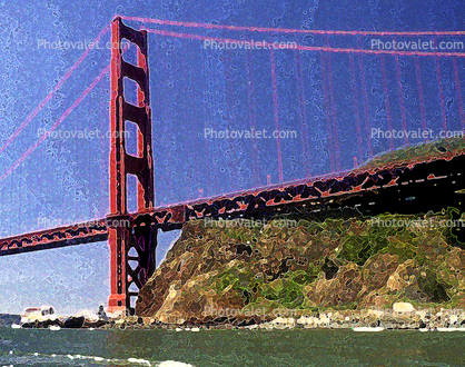 Golden Gate Bridge, Paintography