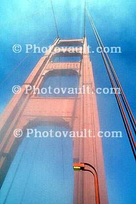 Golden Gate Bridge Tower in the Fog
