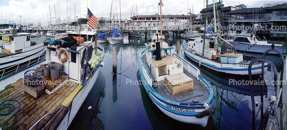 Harbor, Docks, boats, Panorama