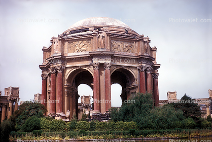 Palace of Fine Arts in disrepair, August 1960, 1960s